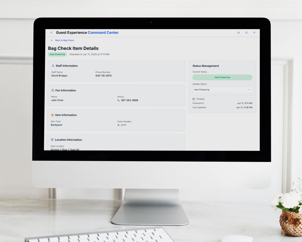 Updated Check-In Form